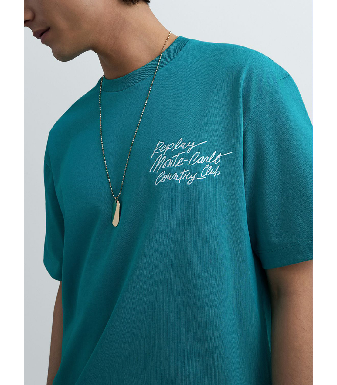 REPLAY &times; Monte Carlo Country Club オーバーサイズ Tシャツ 詳細画像 エメラルド 5